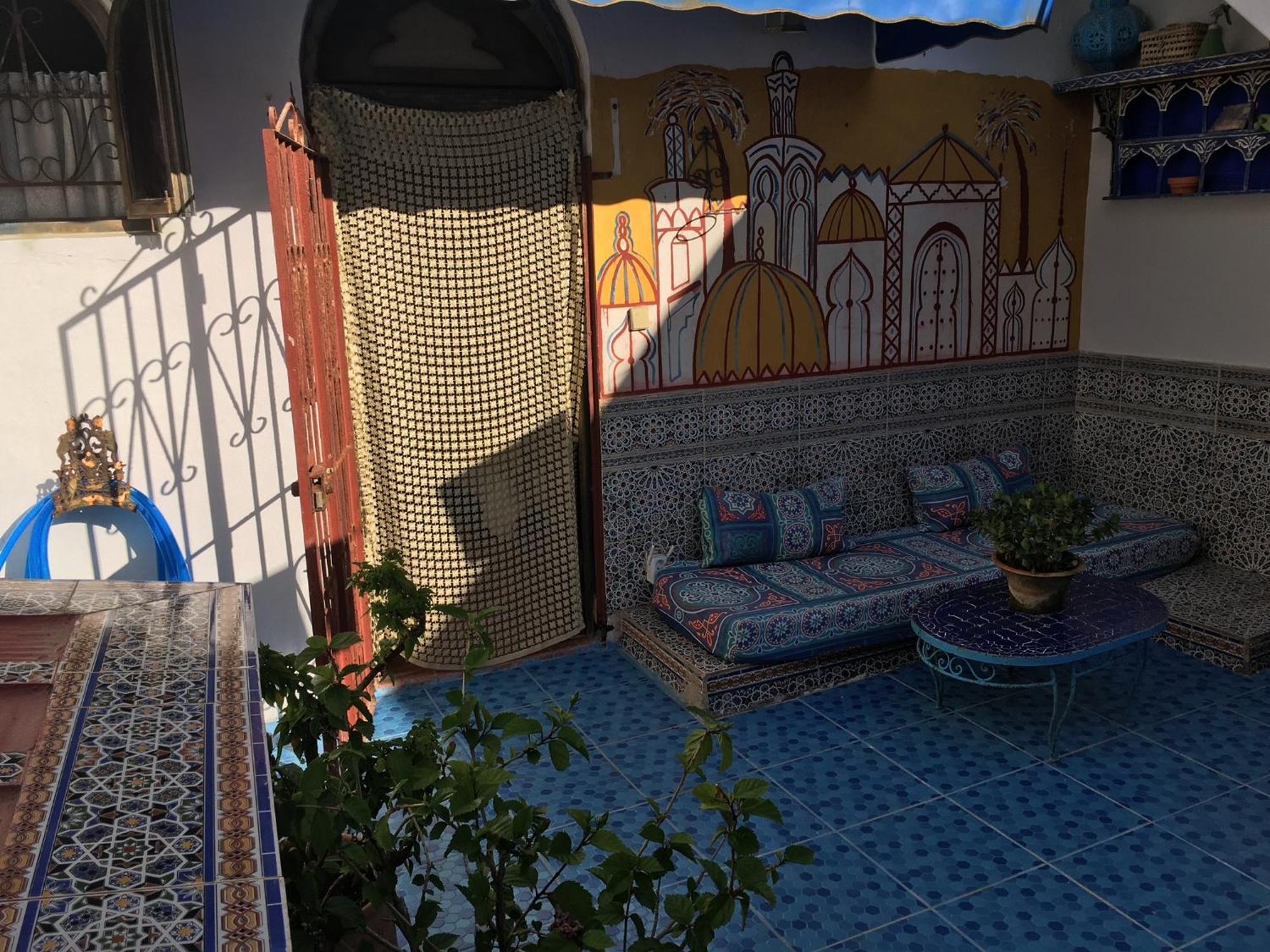 Hathor ,Casa Marroqui Con Dos Terrazas En La Medina Antigua , Ideal Parejas!! Wifi!! Asilah Buitenkant foto